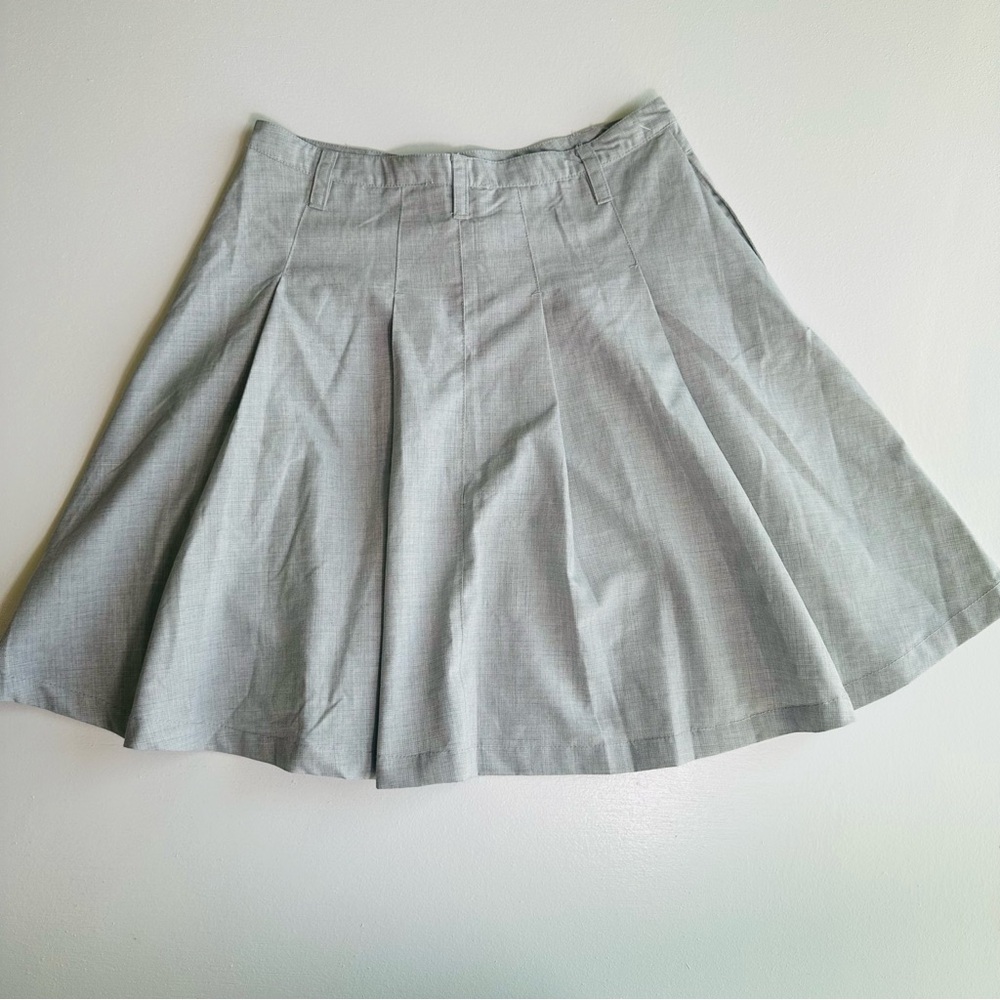 We the Free Free People Pleaded Skirt Gray Size 12 New - Picture 4 of 8